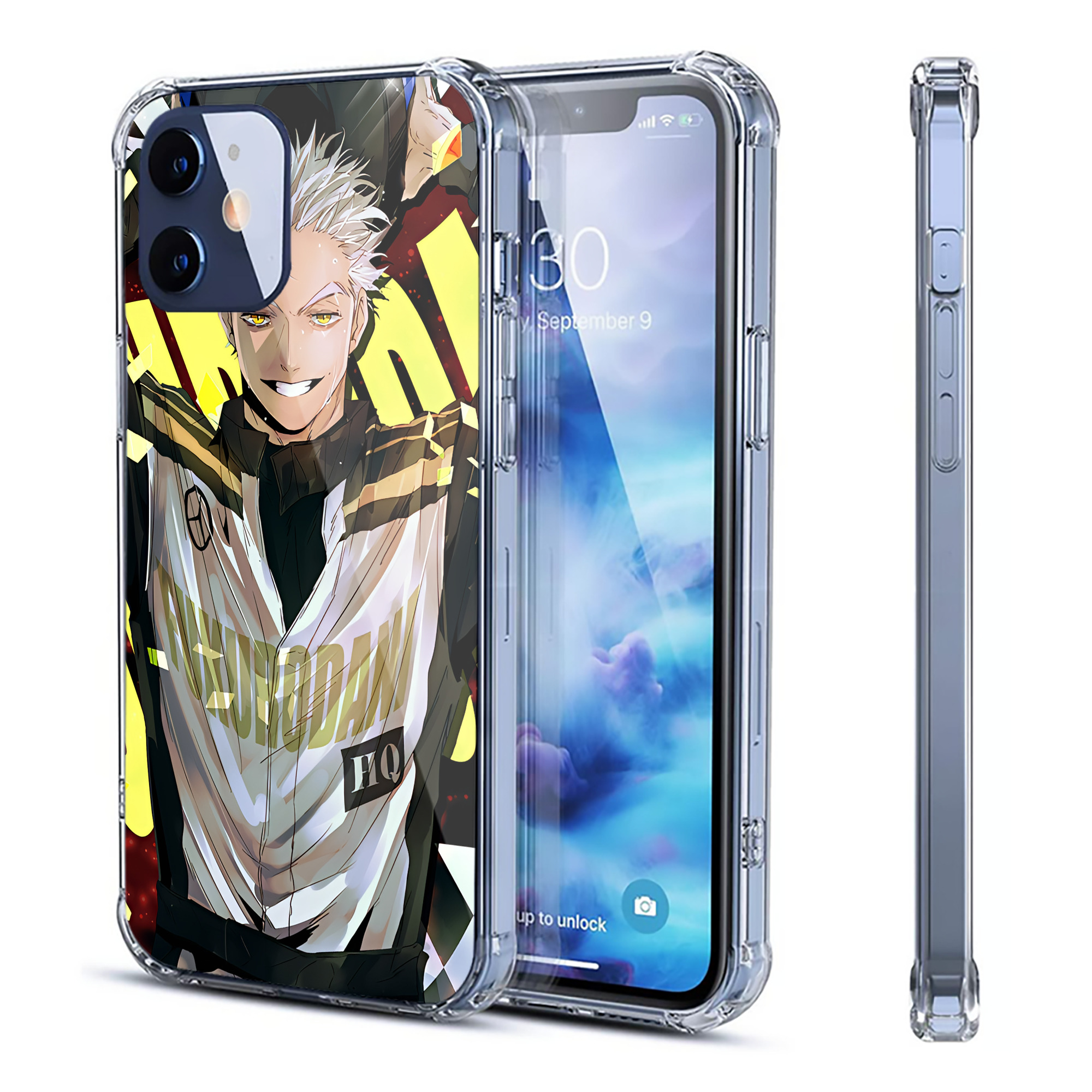 （画像用） ハイキュー!! Haikyu!! 【iPhone 12シリーズ対応】透明スマホケース（クリアソフトケース）